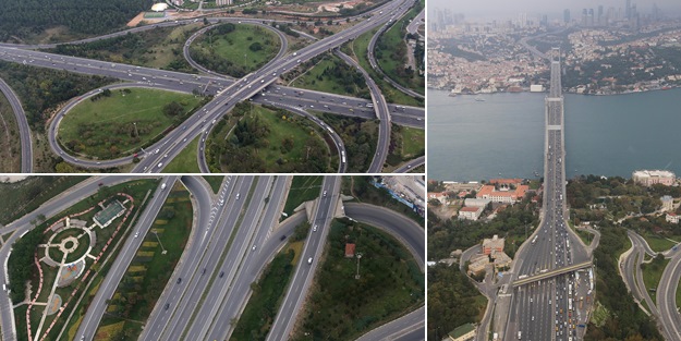 İşte İstanbul trafiğinde bayram manzaraları