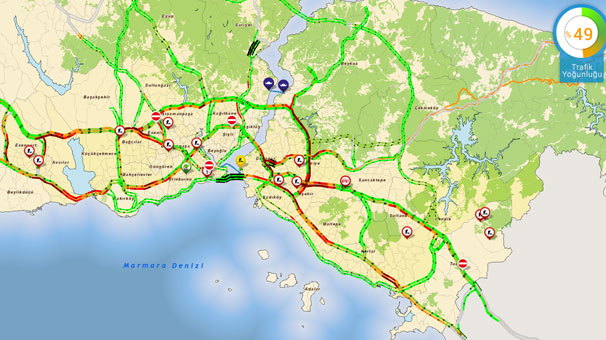İşte İstanbul trafiğinde son durum...
