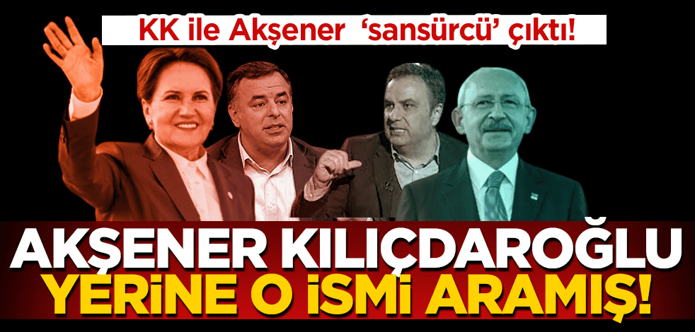 Her ikisi de 'sansürcü' çıktı! Akşener, Kılıçdaroğlu yerine Yarkadaş’ı aradı!