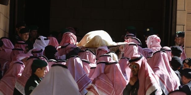 İşte Kral Abdullah'ın cenaze töreni/VİDEO