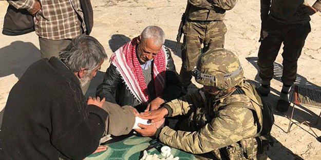 İşte Mehmetçik farkı… Afrin'de şifa dağıttılar