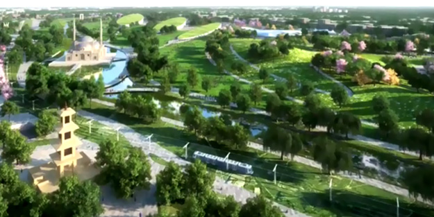 İşte Ankara'ya yapılacak olan Millet Bahçesi'nin animasyonu ve özellikleri!