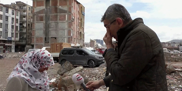 İşte o anlar! Muhabir bile dayanamadı