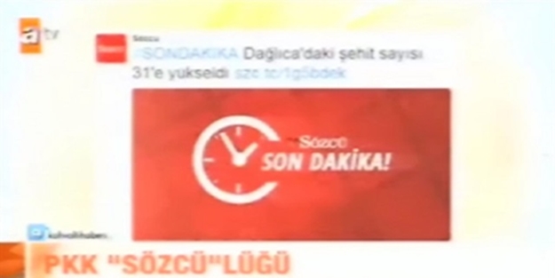 İşte PKK 'Sözcü'lüğü - VIDEO