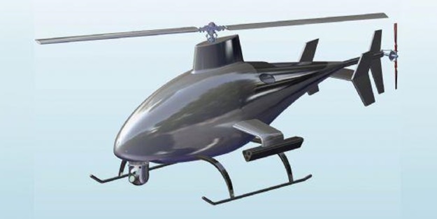 İşte radara yakalanmayan insansız helikopter