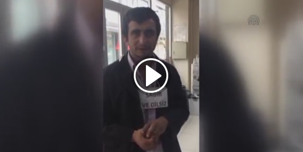 İşte 'Sağır dilsiz' dilencinin yakalandığındaki bülbül kesilme anları