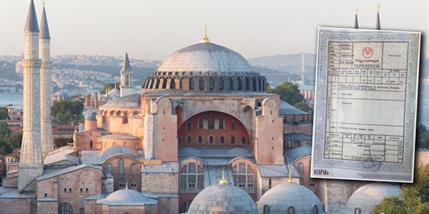 İşte tapuya göre Ayasofya'nın sahibi