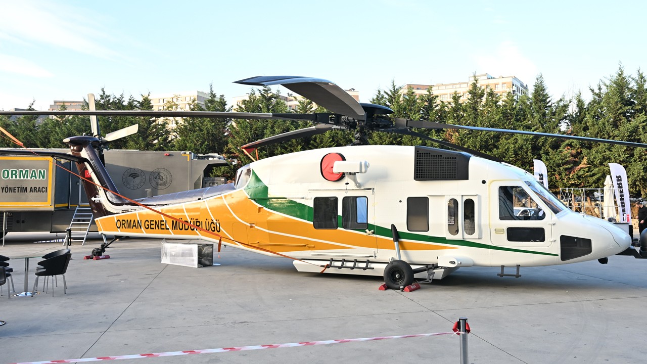 İşte Türkiye’nin gücü! Milli gururumuz T925 helikopteri tanıtıldı! 4 ton su kapasitesine sahip