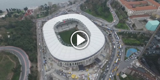 İşte Vodafone Arena'nın havadan görüntüleri