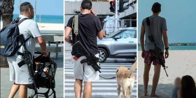 İşte Yahudi siviller!