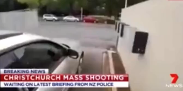 İşte Yeni Zelanda'daki camiye saldırı anı