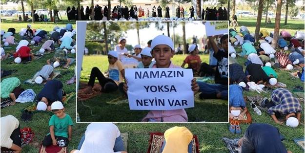 İşte Z kuşağı! Çocuklar namazla buluşma sevincini böyle paylaştı: Her sene yapılmasını istiyorum