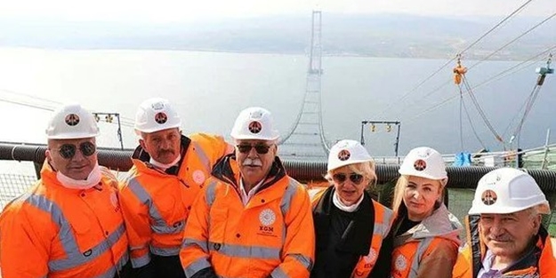 İstemezükçüler yasta... CHP'li başkan Çanakkale Köprüsü'ne hayran kaldı!