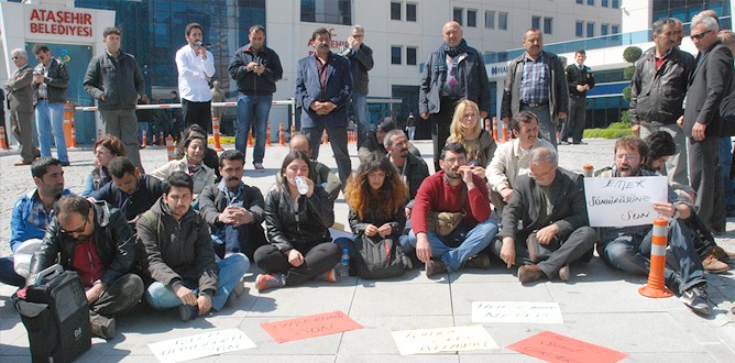 İşten atılan işçilerden CHP’ye protesto