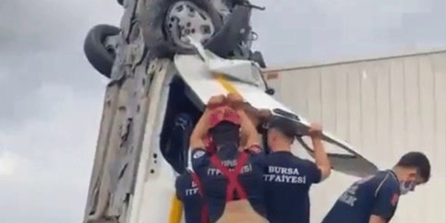 İstese bile yapamazdı! Kazanın sonunu gören gözlerine inanamadı