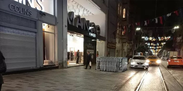İstiklal Caddesi'nde yeni önlemler: Banklar kaldırıldı