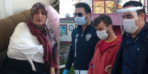 İstiklal Marşı okuyan kadını vuran maganda yakalandı