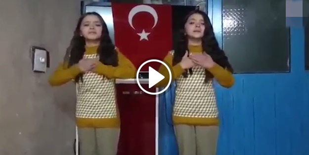 İstiklal Marşı'nı bir de bu ikiz kardeşlerden dinleyin
