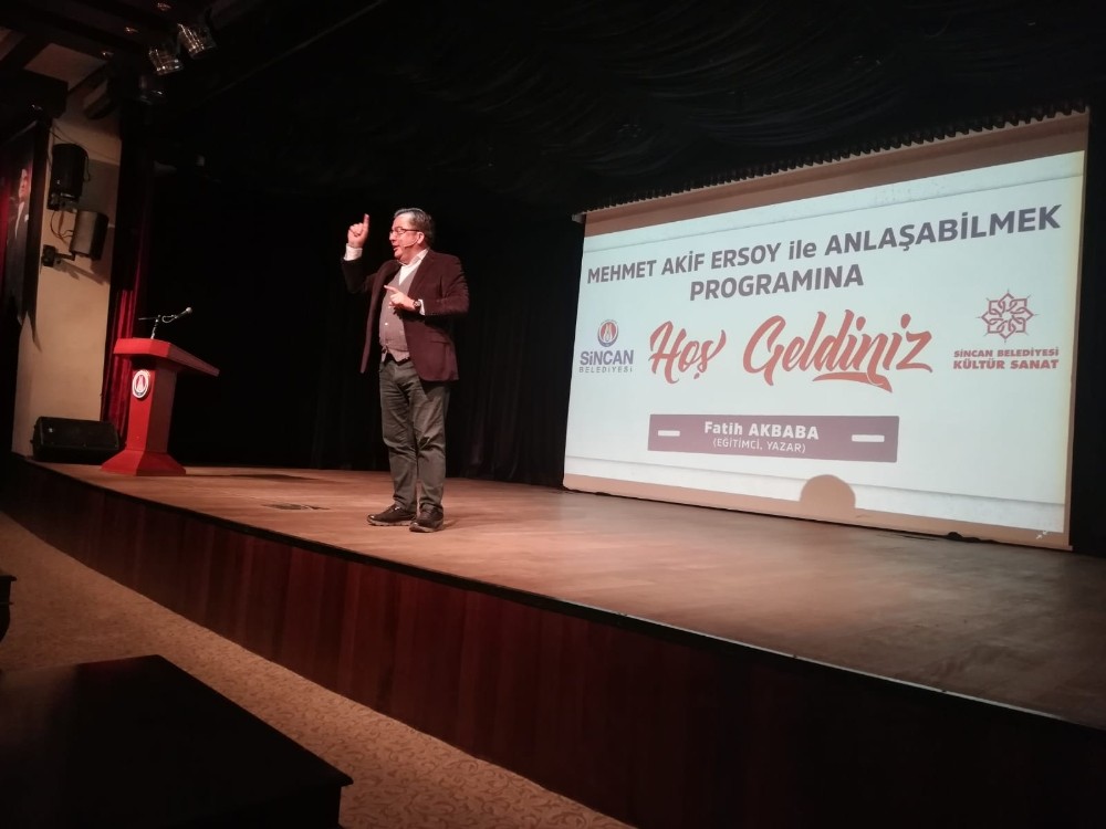 İstiklal Şairi Mehmet Akif Ersoy Sincan’da anıldı 