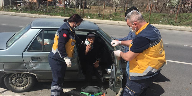 İstinat duvarına çarptı: 1 yaralı