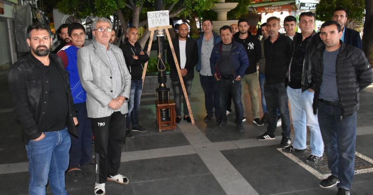 İstismarcılar için darağacı kurdular
