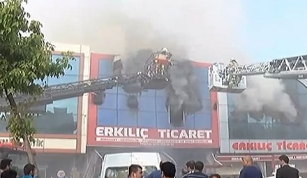 İSTOÇ'ta korkutan yangın!