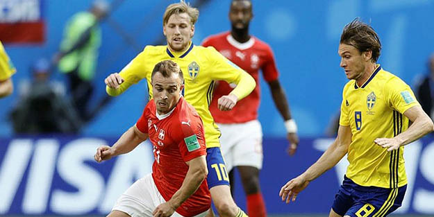 İsveç-İsviçre maç biiti! Bir takım daha çeyrek finalde