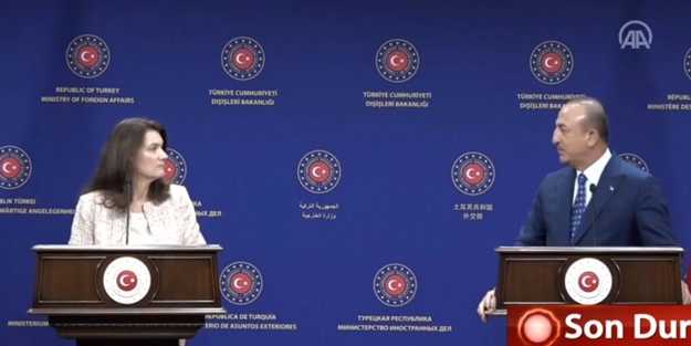 İsveçli bakan ne yapacağını şaşırdı! Çavuşoğlu yüzüne baka baka söyledi