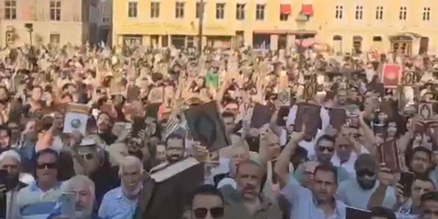 İsveç'te kafirlere meydan okundu!