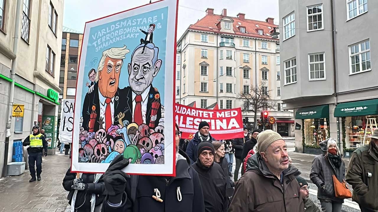 İsveç'te terör devleti İsrail ve haydut ABD'ye şok