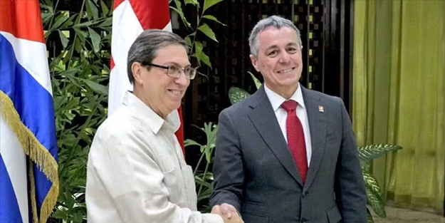 İsviçre Dışişleri Bakan Cassis, Küba'ya ziyarette bulundu