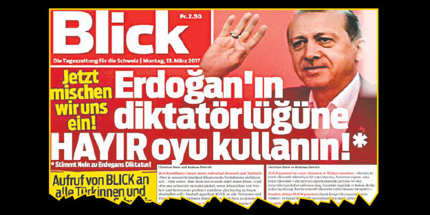İsviçre gazetesi haddini aştı!