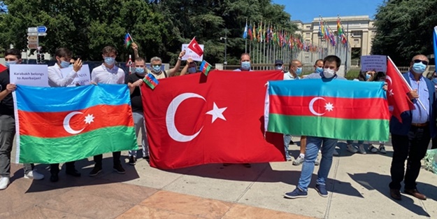 İsviçre'deki Türklerden Ermenistan'a net mesaj: Savaşmaya hazırız