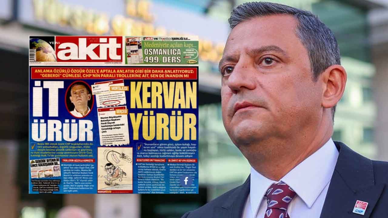İt ürüyor Akit yürüyor!
