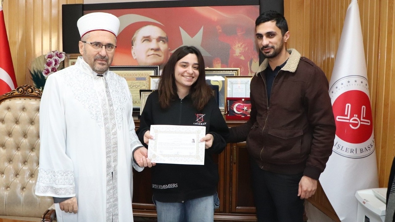 İtalya vatandaşı Elazığ'da Müslüman oldu!