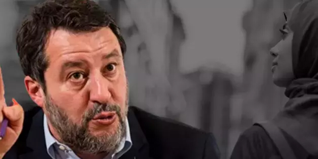 İtalya'da vatandaş tokat gibi cevap verdi: başörtülü kadınlara saldırdı! Matteo Salvini'ye bir kötü haber daha!