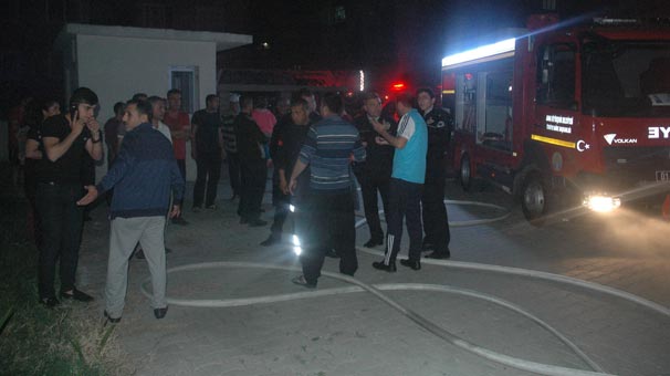 İtfaiye ekiplerinin araçları soyuldu