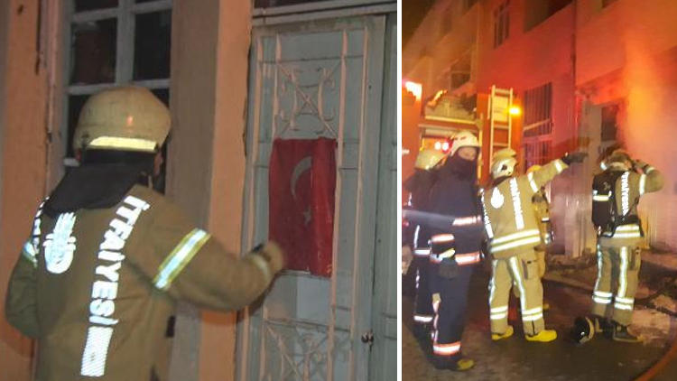 İtfaiye eri fark etti… Hemen cebine koydu