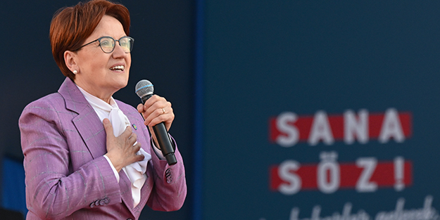 İttifakta sınırları aştılar! İP'li Akşener'in mitinginde HDP flaması
