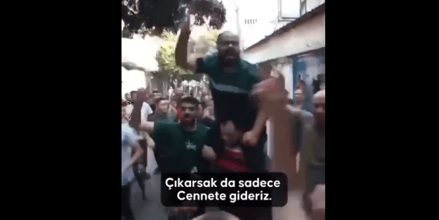 İyi dinle ey siyonist! “Toprağımızı koruyacağız, çıkarsak sadece cennete gideriz”