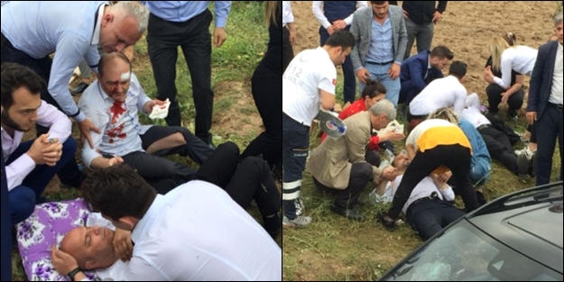 İYİ Parti milletvekili adayları ölümden döndü