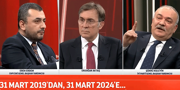 Canlı yayında İYİ Parti - CHP kavgası: Altılı masadan bizi kovdunuz