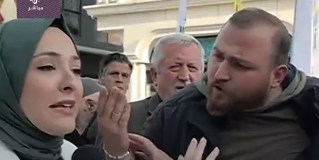 İYİ Partililer El Cezire'nin muhabirine saldırdı