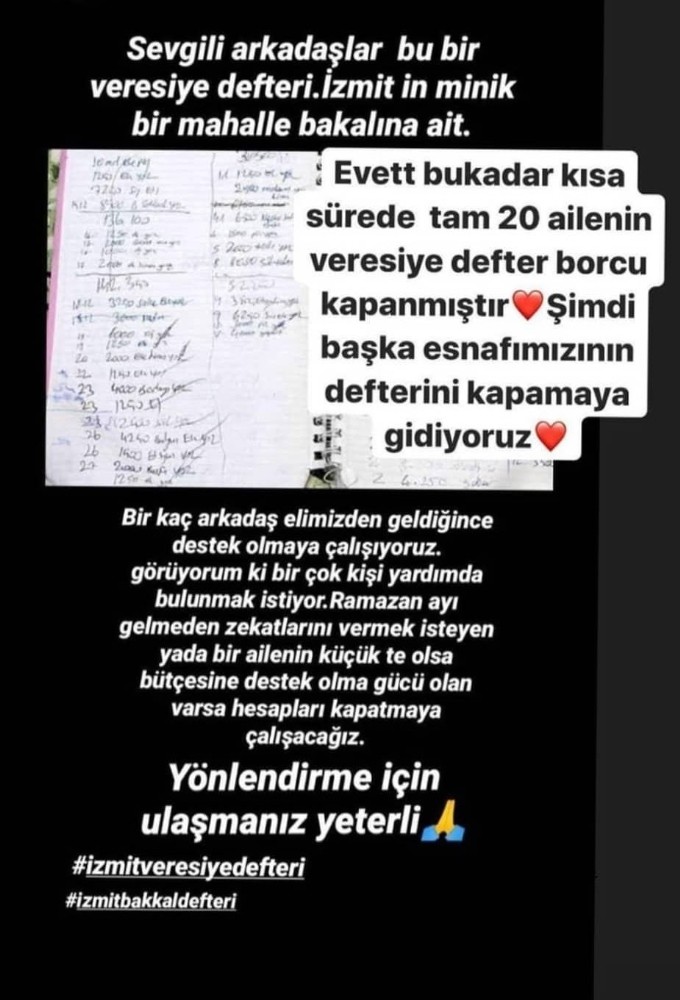 “İyilik bulaşıcıdır” hareketi veresiye defterlerini kapanıyor 