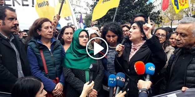 İzinsiz yürüyüş yapan HDP'li gruba müdahale