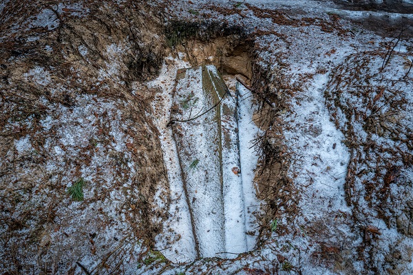 İzium'daki toplu mezarlar görüntülendi