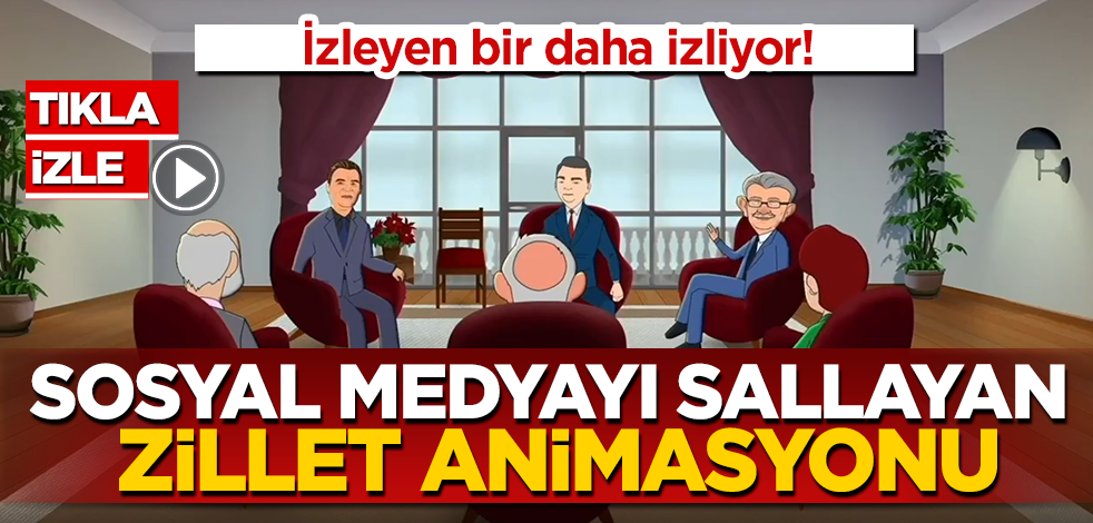 İzleyen bir daha izliyor! Sosyal medyayı sallayan zillet animasyonu
