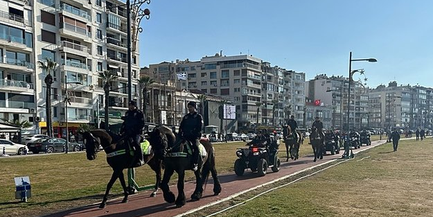 İzmir Kordon Boyu atlı birliklere emanet...