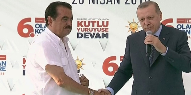 İzmir mitinginde Erdoğan'dan Tatlıses sürprizi!