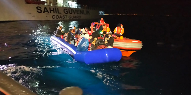 İzmir’de 42 göçmen yakalandı, 37 göçmen kurtarıldı